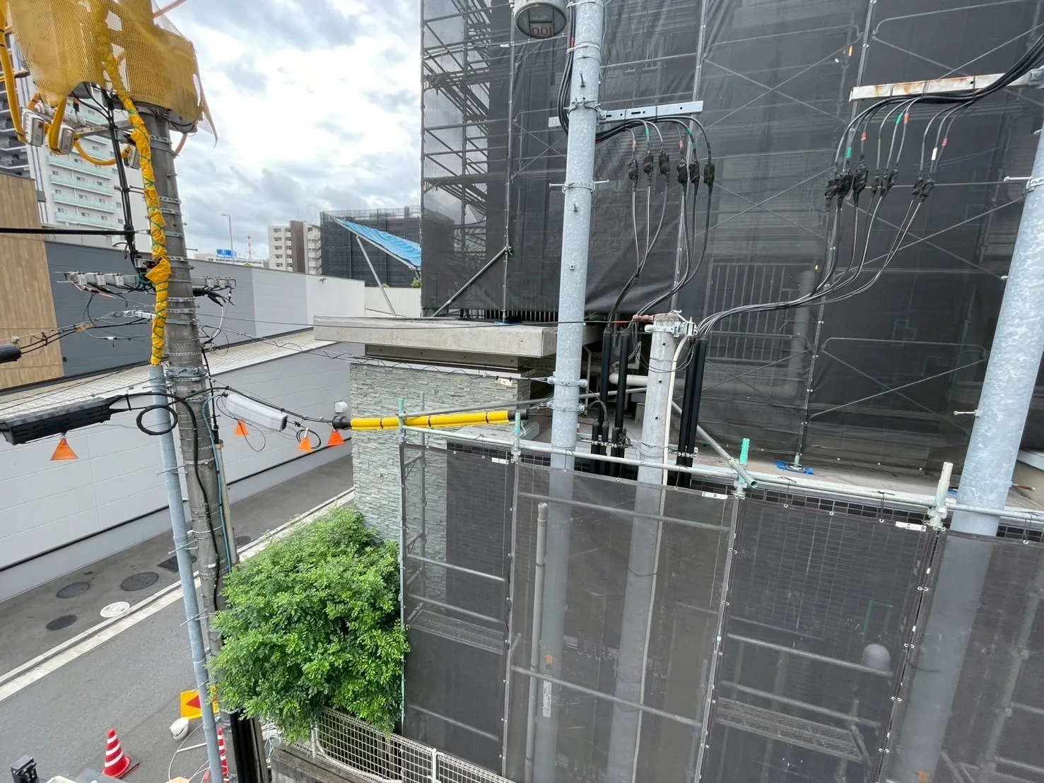仮設電源工事_大規模修繕工事